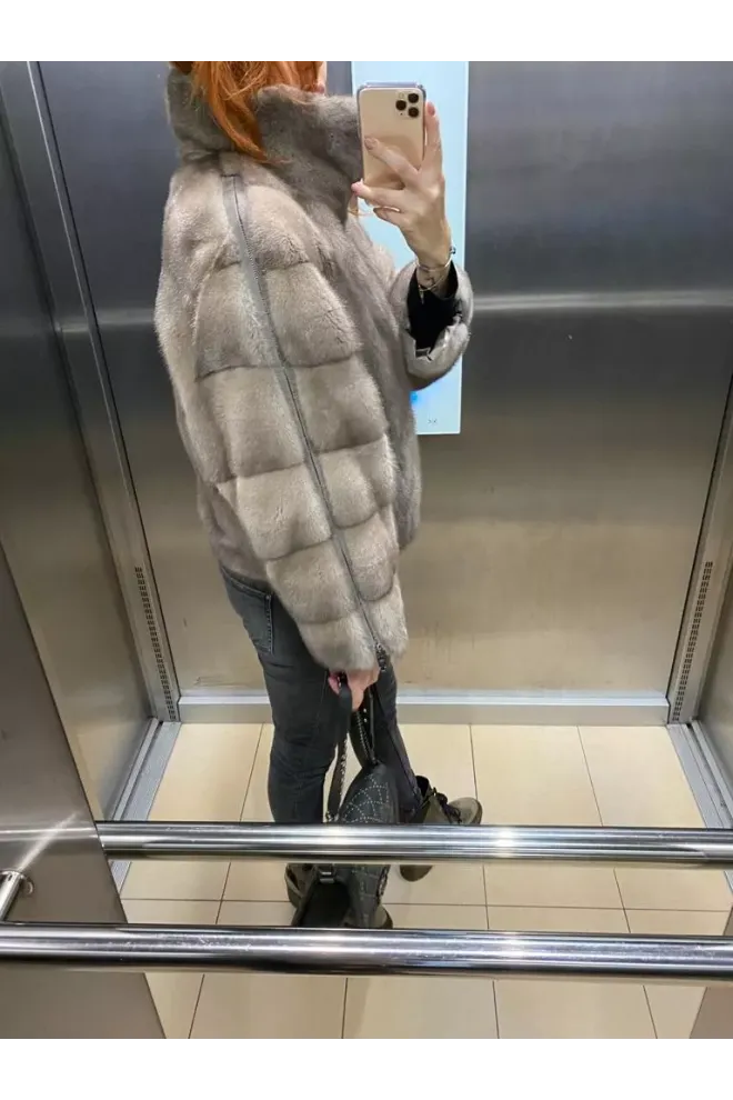 Norková fashion bunda se zipem