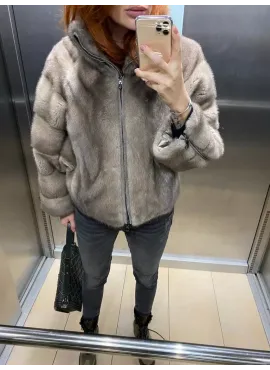 Norková fashion bunda se zipem